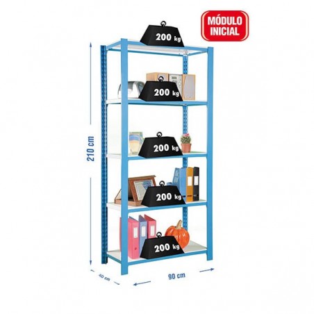 OFFICLICK 5/400 METAL I.M. AZUL/BLANCO