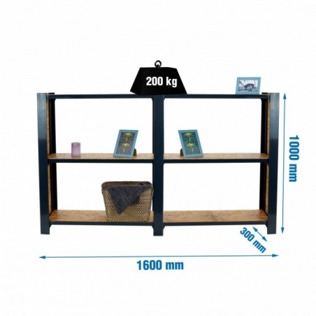 OFFICLICK 3/300 WOOD 1600 ANTRACITA/OSB