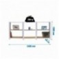 OFFICLICK 3/300 WOOD 2400 BLANCO/OSB + TAPAS 1000