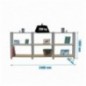 OFFICLICK 3/300 WOOD 2400 GRIS/OSB