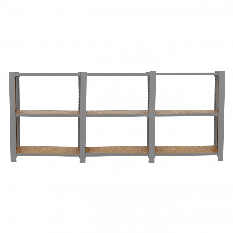 OFFICLICK 3/300 WOOD 2400 GRIS/OSB + TAPAS 1000