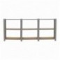 OFFICLICK 3/300 WOOD 2400 GRIS/OSB + TAPAS 1000