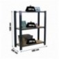 OFFICLICK 3/300 WOOD 800 ANTRACITA/OSB
