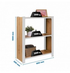 OFFICLICK 3/300 WOOD 800 GRIS/ROBLE NODI