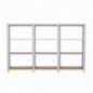 OFFICLICK 4/300 WOOD 2400 BLANCO/OSB + TAPAS 1500