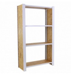 OFFICLICK 4/300 WOOD 800 BLANCO/OSB + TAPAS 1500