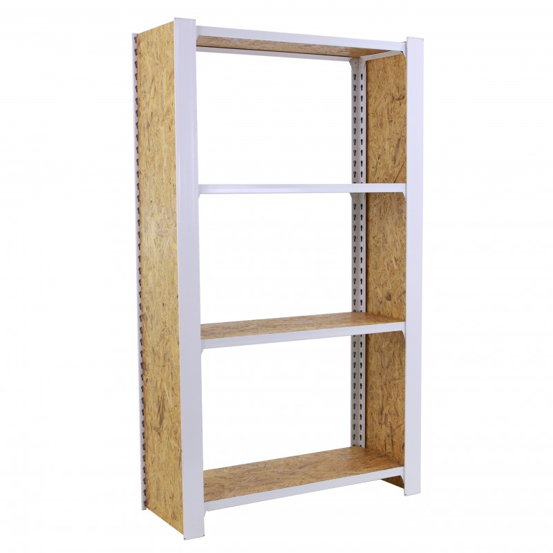 OFFICLICK 4/300 WOOD 800 BLANCO/OSB + TAPAS 1500