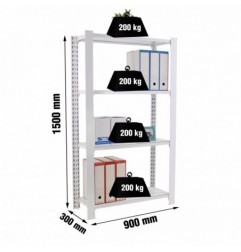 OFFICLICK 4/300 WOOD I.M. BLANCO/BLANCO