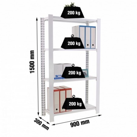 OFFICLICK 4/300 WOOD I.M. BLANCO/BLANCO