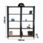 OFFICLICK 5/300 WOOD 1600 ANTRACI/OSB + TAPAS 2100