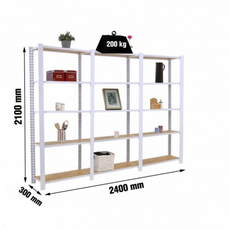 OFFICLICK 5/300 WOOD 2400 BLANCO/OSB