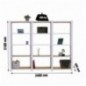 OFFICLICK 5/300 WOOD 2400 BLANCO/OSB + TAPAS 2100