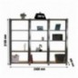 OFFICLICK 5/300 WOOD 2400 GRIS/OSB + TAPAS 2100