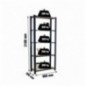 OFFICLICK 5/300 WOOD 800 ANTRACITA/OSB