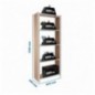 OFFICLICK 5/300 WOOD 800 BLANCO/ROBLE NODI