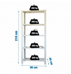 OFFICLICK 5/300 WOOD I.M. BLANCO/BLANCO