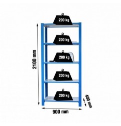 OFFICLICK 5/400 WOOD I.M. AZUL/BLANCO