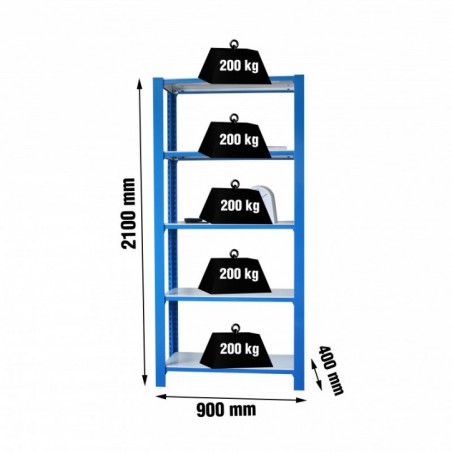 OFFICLICK 5/400 WOOD I.M. AZUL/BLANCO