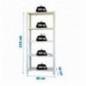 OFFICLICK 5/400 WOOD I.M. BLANCO/BLANCO