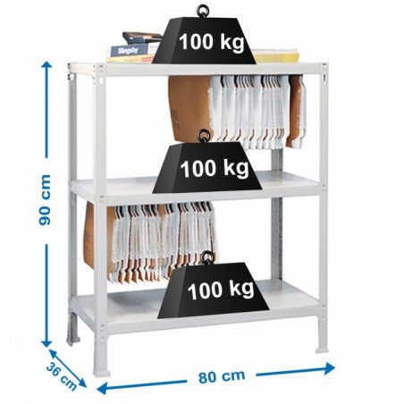 FILECLICK MINI 3/360 BLANCO