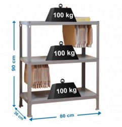 FILECLICK MINI 3/360 GRIS