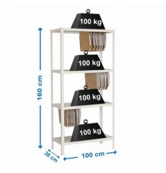 FILECLICK PLUS 4/360 BLANCO