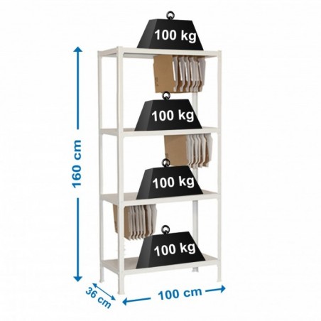 FILECLICK PLUS 4/360 BLANCO