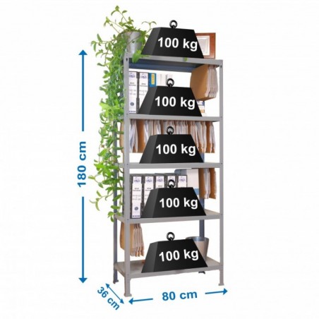 FILECLICK PLUS 5/360 GRIS