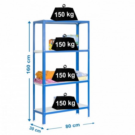 SIMONHOME CLICK MINI 4/300 AZUL/BLANCO
