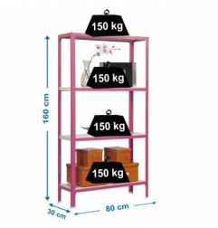 SIMONHOME CLICK MINI 4/300 ROSA/BLANCO