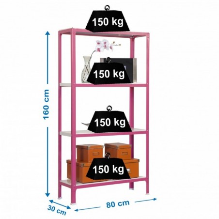 SIMONHOME CLICK MINI 4/300 ROSA/BLANCO