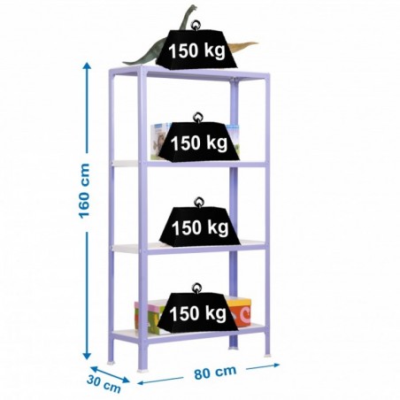 SIMONHOME CLICK MINI 4/300 VIOLETA/BLANCO