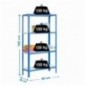 SIMONHOME CLICK MINI 4/400 AZUL/BLANCO
