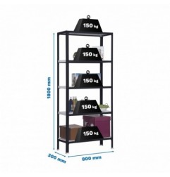 SIMONHOME CLICK MINI 5/300 ANTRACITA/BLANCO