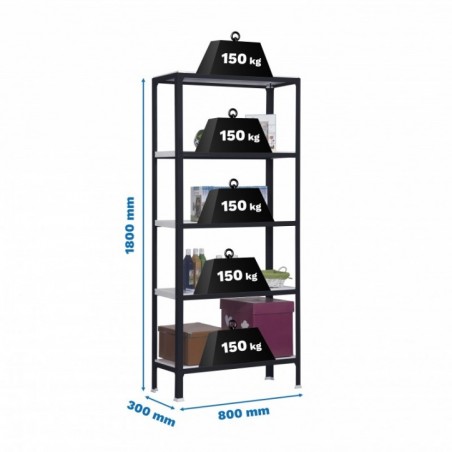 SIMONHOME CLICK MINI 5/300 ANTRACITA/BLANCO