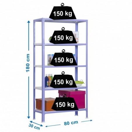 SIMONHOME CLICK MINI 5/300 VIOLETA/BLANCO
