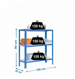 SIMONHOME CLICK PLUS 3/300 AZUL/BLANCO