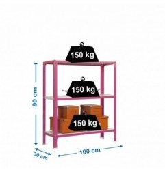 SIMONHOME CLICK PLUS 3/300 ROSA/BLANCO