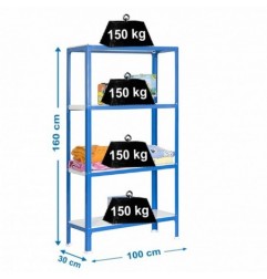 SIMONHOME CLICK PLUS 4/300 AZUL/BLANCO