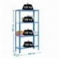 SIMONHOME CLICK PLUS 4/300 AZUL/BLANCO