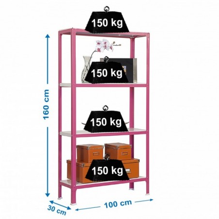 SIMONHOME CLICK PLUS 4/300 ROSA/BLANCO