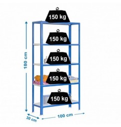 SIMONHOME CLICK PLUS 5/300 AZUL/BLANCO