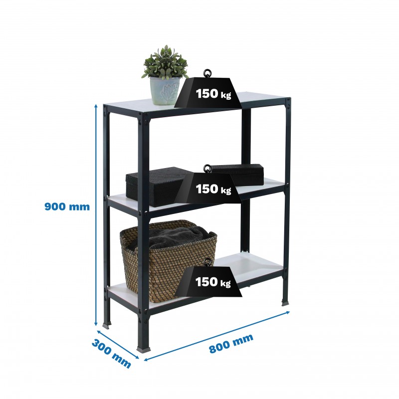 SIMONHOME CLICK WOOD MINI 3/300 ANTRACI/BLANCO