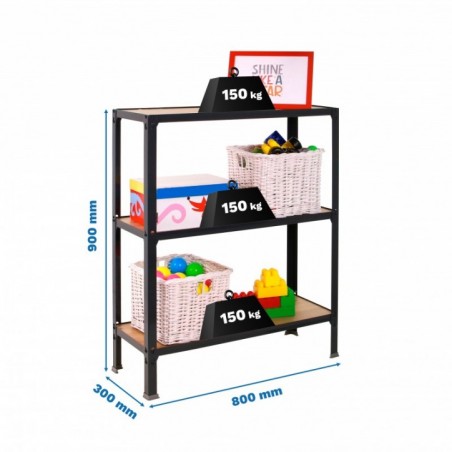 SIMONHOME CLICK WOOD MINI 3/300 ANTRACITA/ROBLE NO
