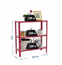 SIMONHOME CLICK WOOD MINI 3/300 ROSA/BLANCO