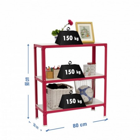 SIMONHOME CLICK WOOD MINI 3/300 ROSA/BLANCO