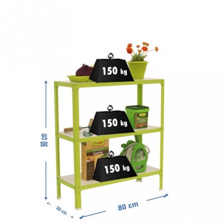 SIMONHOME CLICK WOOD MINI 3/300 VERDE/BLANCO