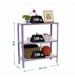 SIMONHOME CLICK WOOD MINI 3/300 VIOLETA/BLANCO