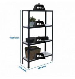 SIMONHOME CLICK WOOD MINI 4/300 ANTRACI/BLANCO