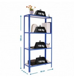 SIMONHOME CLICK WOOD MINI 4/300 AZUL/BLANCO